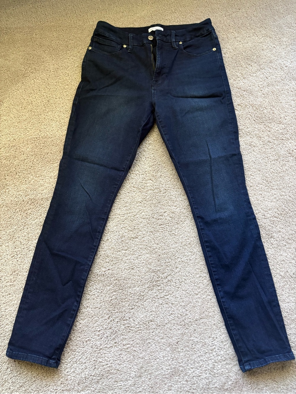 Good American - Classic Dark Blue Women’s Skinny Jeans
